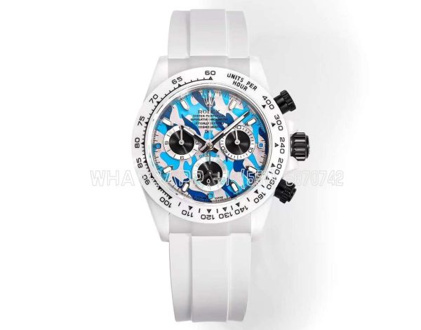 Rolex Daytona DIW Military Blue Dial in Ceramic 4130