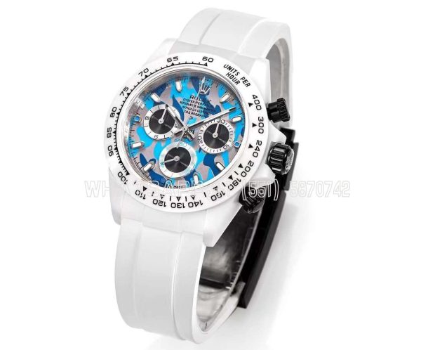 Rolex Daytona DIW Military Blue Dial in Ceramic 4130