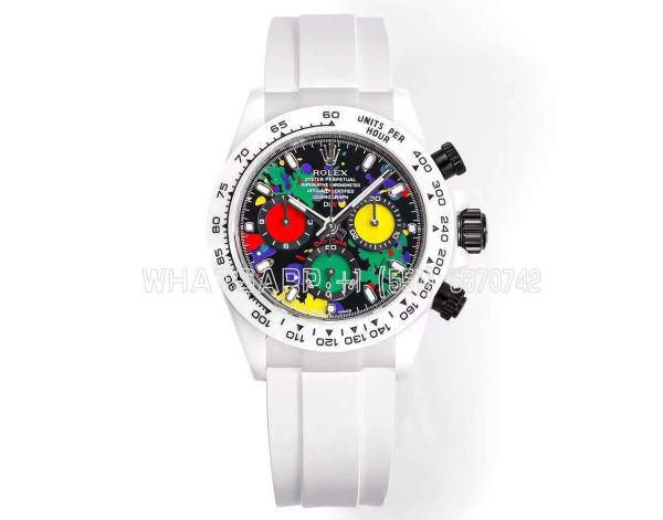 Rolex Daytona DIW Motley Dial in Ceramic 4130