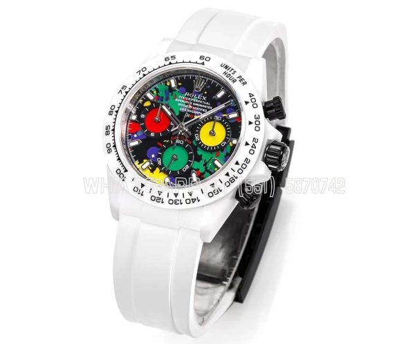 Rolex Daytona DIW Motley Dial in Ceramic 4130