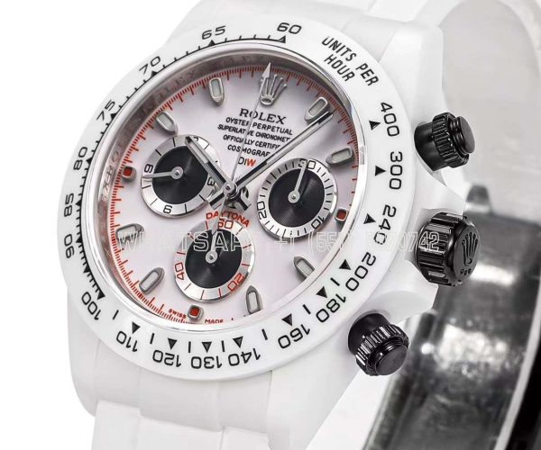 Rolex Daytona DIW Speedster White Dial in Ceramic 4130