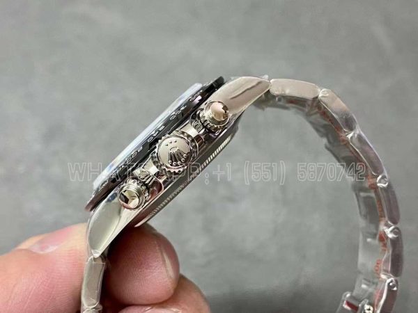 Rolex Daytona Green Dial Black Bezel in Steel Swiss 4130 NOOB Factory - Image 6