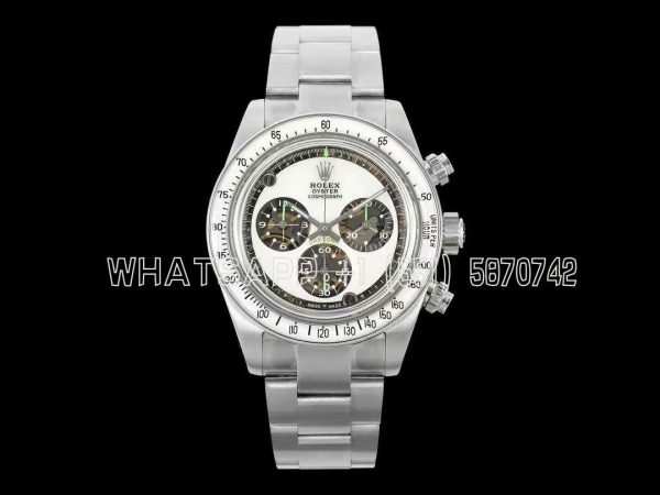Rolex Daytona SS Best Edition White Skeleton Dial on SS Bracelet SA4130