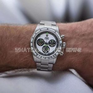 Rolex Daytona SS Best Edition White Skeleton Dial on SS Bracelet SA4130
