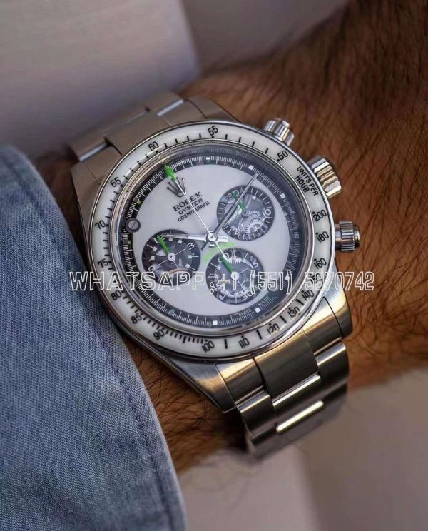 Rolex Daytona SS Best Edition White Skeleton Dial on SS Bracelet SA4130