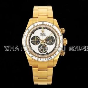 Rolex Daytona YG Best Edition YG/White Dial on YG Bracelet SA4130