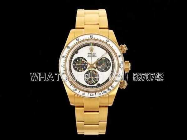 Rolex Daytona YG Best Edition YG/White Dial on YG Bracelet SA4130