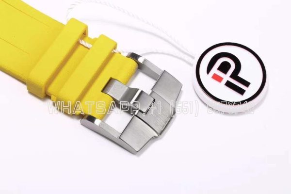 Audemars Piguet Royal Oak Diver Steel Case Yellow Dial Yellow Strap ETA - Image 7