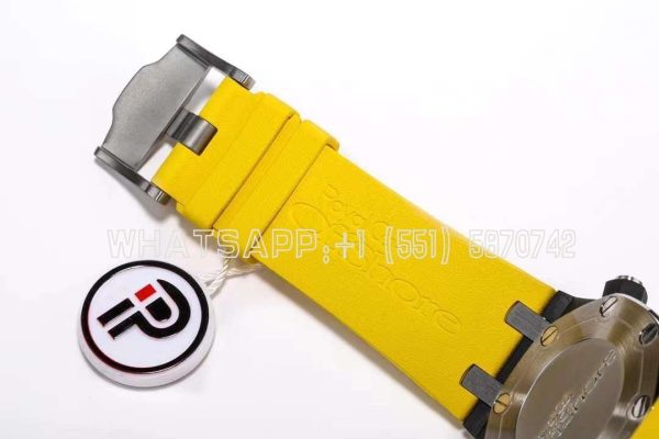 Audemars Piguet Royal Oak Diver Steel Case Yellow Dial Yellow Strap ETA - Image 8