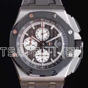 Audemars Piguet Royal Oak Offshore 44mm Black Ceramic Black/White Dial on Black Rubber Strap A3126