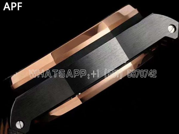Audemars Piguet Royal Oak Offshore 44mm Black Ceramic Gray Dial RG Bezel on Black Rubber Strap A3126 - Image 6