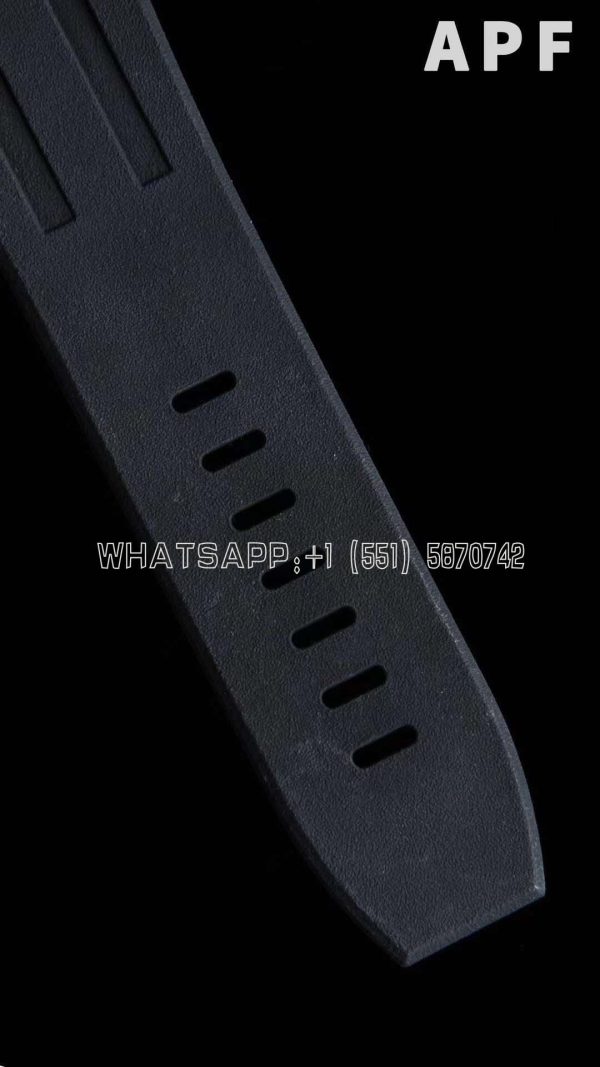 Audemars Piguet Royal Oak Offshore 44mm Black Ceramic RG Gray Dial on Black Rubber Strap A3126 - Image 9