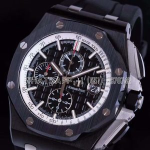 Audemars Piguet Royal Oak Offshore 44mm Black Ceramic SS Gray Dial on Black Rubber Strap A3126