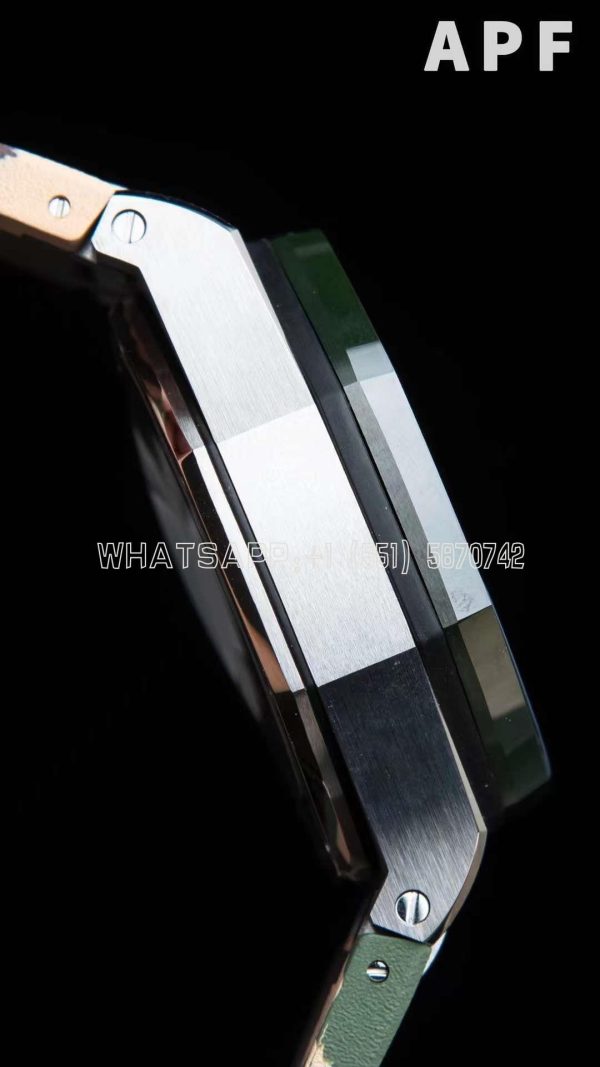Audemars Piguet Royal Oak Offshore 44mm Green Dial on Green Camou Rubber Strap A3126 - Image 6