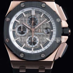 Audemars Piguet Royal Oak Offshore 44mm RG Gray Dial on Black Rubber Strap A3126
