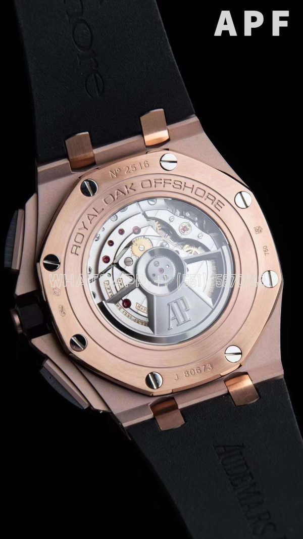 Audemars Piguet Royal Oak Offshore 44mm RG Gray Dial on Black Rubber Strap A3126 - Image 6