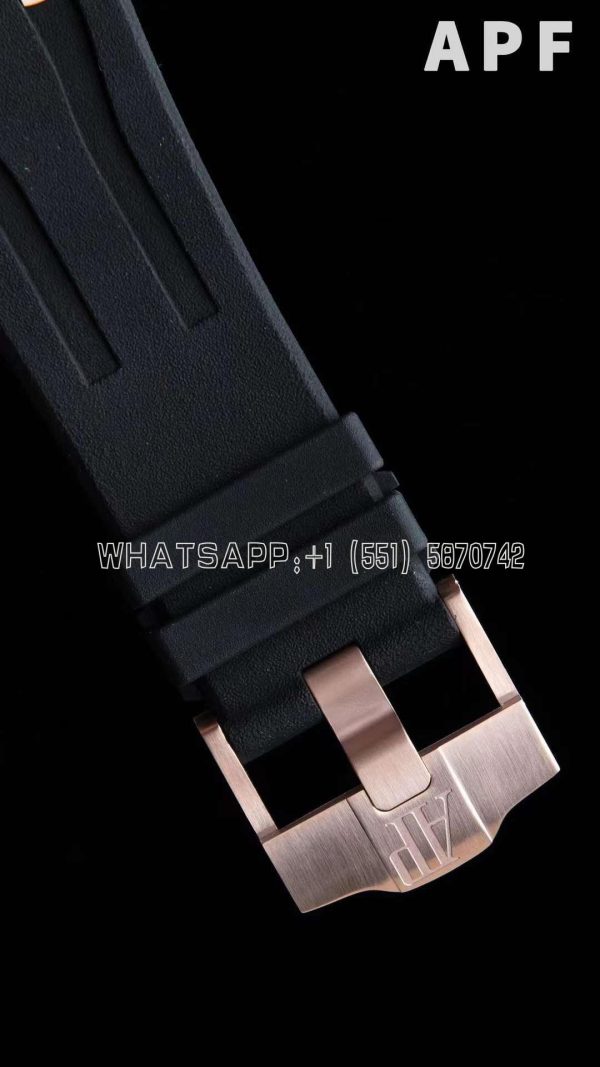 Audemars Piguet Royal Oak Offshore 44mm RG Gray Dial on Black Rubber Strap A3126 - Image 7