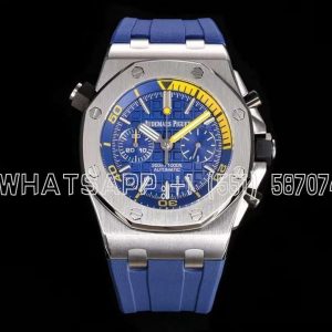 Audemars Piguet Royal Oak Offshore Diver 26703ST.OO.A027CA.01 JF SS Blue Dial Swiss 3124 JJF