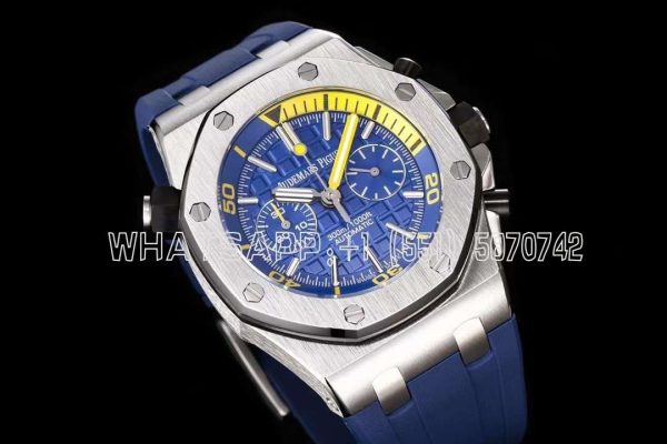 Audemars Piguet Royal Oak Offshore Diver 26703ST.OO.A027CA.01 JF SS Blue Dial Swiss 3124 JJF