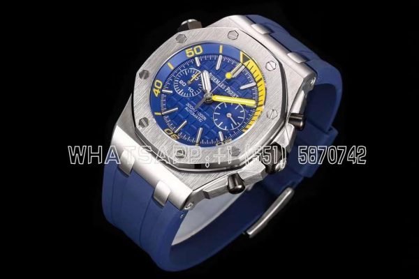 Audemars Piguet Royal Oak Offshore Diver 26703ST.OO.A027CA.01 JF SS Blue Dial Swiss 3124 JJF