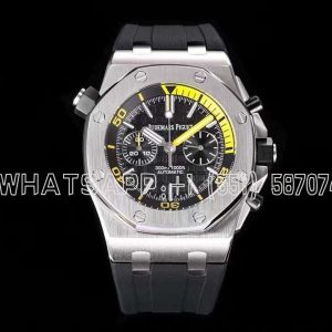 Audemars Piguet Royal Oak Offshore Diver 26703ST.OO SS Black Dial Swiss 3124 JJF