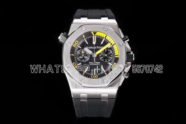 Audemars Piguet Royal Oak Offshore Diver 26703ST.OO SS Black Dial Swiss 3124 JJF