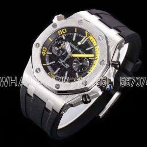 Audemars Piguet Royal Oak Offshore Diver 26703ST.OO SS Black Dial Swiss 3124 JJF