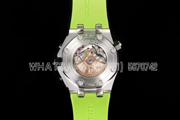 Audemars Piguet Royal Oak Offshore Diver Chrono 26703ST.OO.A038CA.01 SS Green Dial Swiss 3124 JJF - Image 8