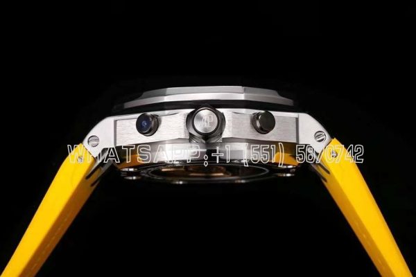 Audemars Piguet Royal Oak Offshore Diver Chrono 26703ST.OO.A051CA.01 SS Yellow Dial Swiss 3124 JJF - Image 4