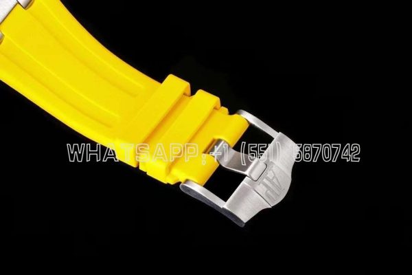 Audemars Piguet Royal Oak Offshore Diver Chrono 26703ST.OO.A051CA.01 SS Yellow Dial Swiss 3124 JJF - Image 8