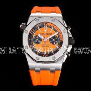 Audemars Piguet Royal Oak Offshore Diver Chrono 26703ST.OO.A070CA.01 SS Orange Dial Swiss 3124 JJF
