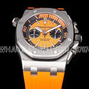Audemars Piguet Royal Oak Offshore Diver Chrono 26703ST.OO.A070CA.01 SS Orange Dial Swiss 3124 JJF