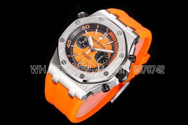 Audemars Piguet Royal Oak Offshore Diver Chrono 26703ST.OO.A070CA.01 SS Orange Dial Swiss 3124 JJF