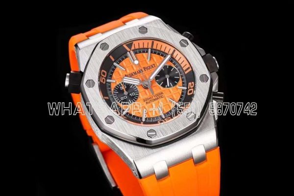Audemars Piguet Royal Oak Offshore Diver Chrono 26703ST.OO.A070CA.01 SS Orange Dial Swiss 3124 JJF
