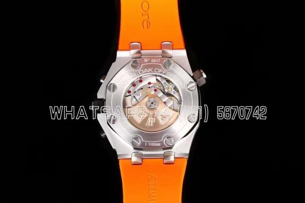 Audemars Piguet Royal Oak Offshore Diver Chrono 26703ST.OO.A070CA.01 SS Orange Dial Swiss 3124 JJF - Image 7