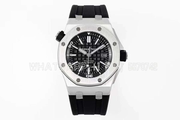 Audemars Piguet Royal Oak Offshore Diver Steel 15703 with Rubber Strap