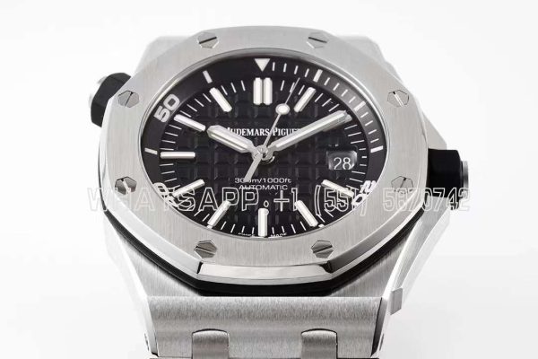 Audemars Piguet Royal Oak Offshore Diver Steel 15703 with Rubber Strap