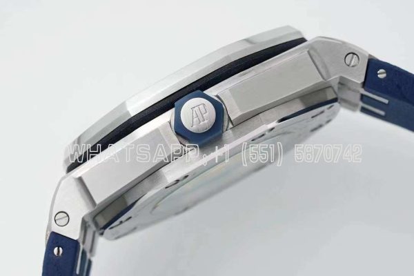 Audemars Piguet Royal Oak Offshore Diver Steel Blue Dial 15710ST SIHH - Image 7