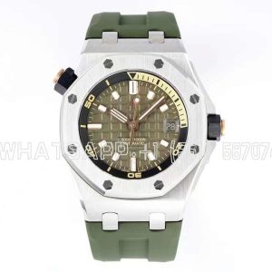 Audemars Piguet Royal Oak Offshore Diver Steel Khaki Dial Ref. 15720ST