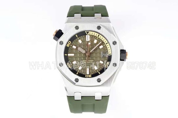 Audemars Piguet Royal Oak Offshore Diver Steel Khaki Dial Ref. 15720ST