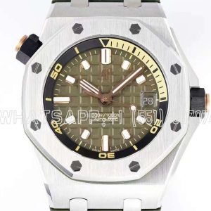 Audemars Piguet Royal Oak Offshore Diver Steel Khaki Dial Ref. 15720ST