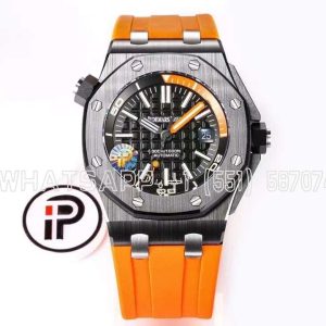 Audemars Piguet Royal Oak Offshore Diver Steel Orange Dial 15710ST SIHH 2017