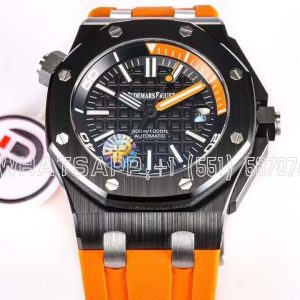Audemars Piguet Royal Oak Offshore Diver Steel Orange Dial 15710ST SIHH 2017