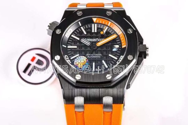 Audemars Piguet Royal Oak Offshore Diver Steel Orange Dial 15710ST SIHH 2017