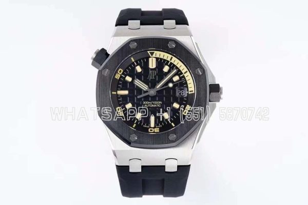 Audemars Piguet Royal Oak Offshore Diver White Gold Black Dial Ref. 15720CN