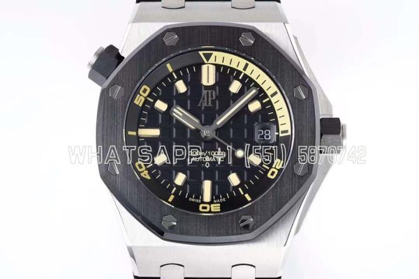 Audemars Piguet Royal Oak Offshore Diver White Gold Black Dial Ref. 15720CN