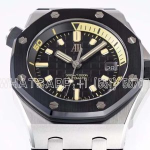 Audemars Piguet Royal Oak Offshore Diver White Gold Black Dial Ref. 15720CN