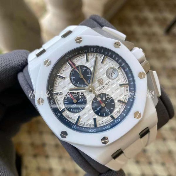 Audemars Piguet Royal Oak Offshore Novelty 44 in White Ceramic 26402CB