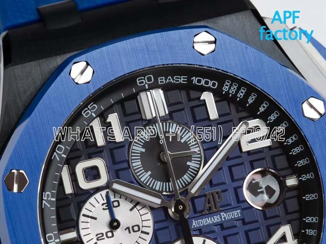 Audemars Piguet Royal Oak Offshore Novelty 44mm Blue Dial Ref. 26405CE - Image 4