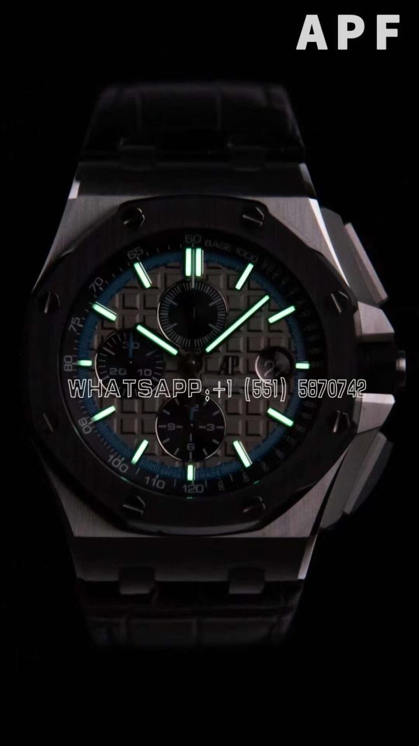 Audemars Piguet Royal Oak Offshore Novelty 44mm Grey Dial with Ceramic Bezel in Steel - Image 3